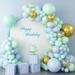 Pastel Mint Green and Blue Balloon Garland Arch Kit - Baby Shower Kid s Birthday Decorations