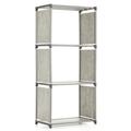 Tomshoo 4-Shelf Bookcase Book Shelves Bookshelf Storage Bin Books Display Shelving Unit Organizer