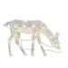 Pre-lit Christmas Reindeer Family Outdoor Lighted Holiday Deer Yard Decoration with LED Lights