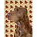 Field Spaniel Fall Leaves Portrait Flag Canvas House Size