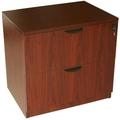 2-Drawer Lateral File- Mahogany