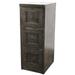 Rustic 3 Drawer File Cabinet Rustic Red