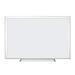 UBrands Magnetic Dry Erase Board 23 x 17 Inches Silver Aluminum Frame