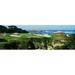 High Angle View of A Golf Course Cypress Point Golf Course Pebble Beach California USA Poster Print - 36 x 12
