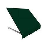 3.38 ft. Dallas Retro Window & Entry Awning Forest Green - 31 x 24 in.