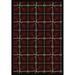 Saint Andrews Lumberjack Red 7 ft.8 in. x 10 ft.9 in. WearOn Nylon Machine Tufted- Cut Pile Sports Rug