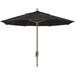 7.5 ft. Oct Market 8 Rib Push Up Champagne Bronze with Black Marine Grade Canopy