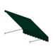 3.38 ft. Santa Fe Twisted Rope Arm Window & Entry Awning Forest Green - 44 x 24 in.