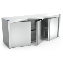 MOBINOX-Klapptüren Edelstahlschrank 1575x440x660 mm Image