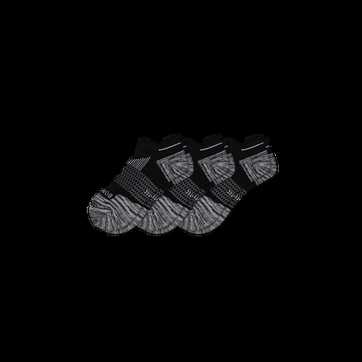 Women's Running Ankle Sock 3-Pack - Black - Small - Bombas