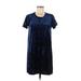 Acting Pro Casual Dress: Blue Dresses - Women's Size Medium