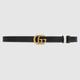 GUCCI GG Marmont Reversible Thin Belt, Size 115