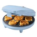 Bestron Waffeleisen für Mini-Cookies, Mini-Cookie-Maker in Tiermotiven, Waffeleisen für Mini-Waffel-Kekse, mit Backampel & Antihaftbeschichtung, 700 Watt, Farbe: Blau