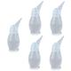 TOYANDONA 5pcs Silicone Nose Cleaner Baby Nose Cleaner Infant Nasal Aspirator Nose Sucker Booger Sucker for Baby Newborn Nose Aspirator Newborn Nose Cleaner Manual Straw