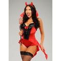 Struts Womens Luxe Red Devil Halloween Costume (Medium (UK 10-12))