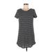 Zanzea Collection Casual Dress - Shift Scoop Neck Short sleeves: Black Color Block Dresses - Women's Size 8