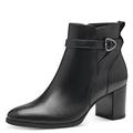 Tamaris Damen Ankle Boots, Frauen Stiefeletten,TOUCHit-Fußbett,kurzstiefel,uebergangsschuhe,uebergangsstiefel,hoch,boots,stiefel,BLACK,40 EU