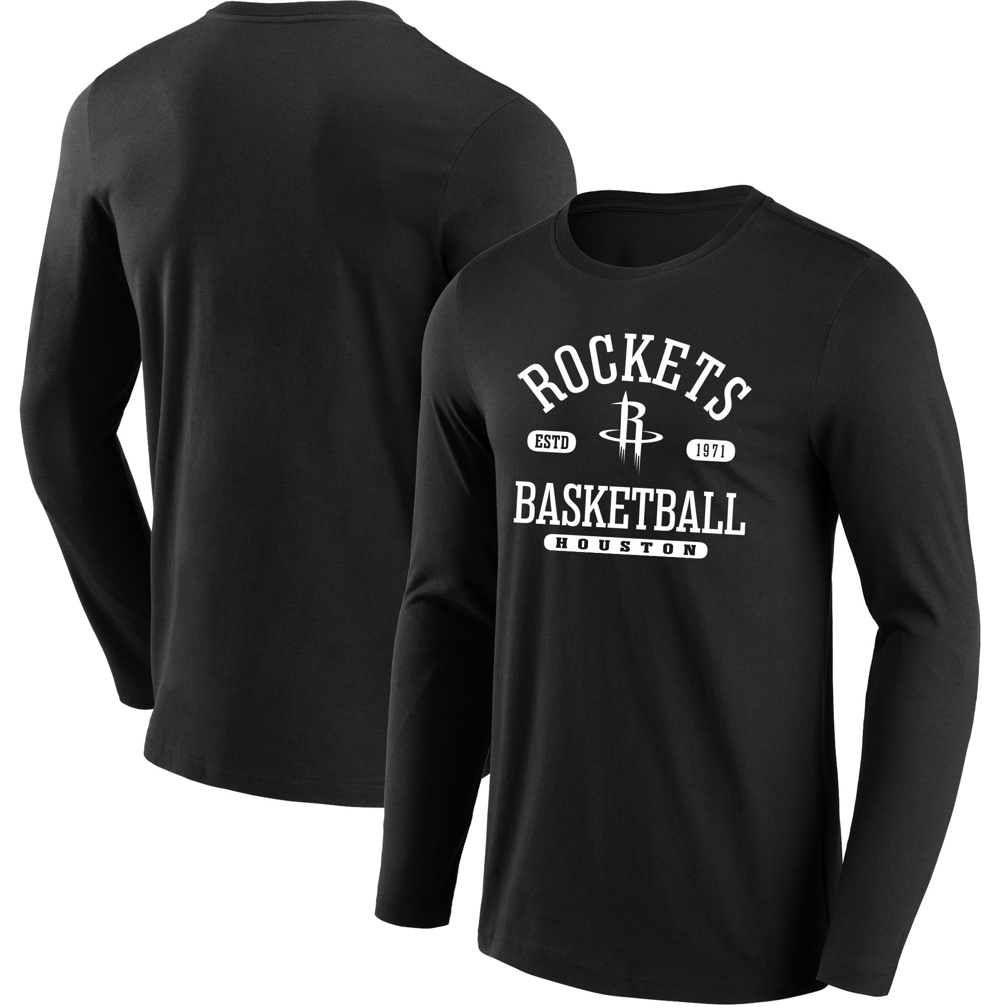 Houston Rockets Calling Plays Grafik-Langarm-T-Shirt – Herren