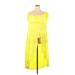 Torrid Casual Dress - A-Line Square Sleeveless: Yellow Solid Dresses - Women's Size 5X Plus