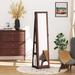 Red Barrel Studio® 14.7" Wide Free-Standing Jewelry Armoire Manufactured Wood in Brown | 63.1 H x 14.7 W x 15 D in | Wayfair