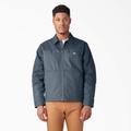 Dickies Men's Waxed Canvas Service Jacket - Airforce Blue Size S (TJ400)