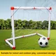 New DIY Children Sport Portable Children Football Soccer Goal Net With Ball Pump Kids Mini Football