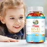 Organic Calcium with Vitamins D3 and K2 | 1 Month Supply | Calcium Gummies with Vitamin D3 K2