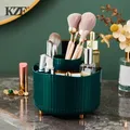 360° Rotating Makeup Brush Storage Box Portable Desktop Cosmetic Organizer Lipstick Eyebrow Pencil