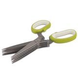 Chop Herbs Easily With 5 Blade Scissors Onion Cutter Kitchen Tool