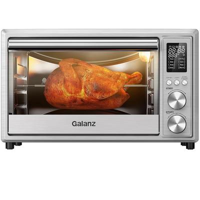 1.1 Cu Ft Digital Toaster Oven and Air Fryer in Silver