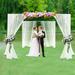 Adjustable 4 Post Hardware Kit Outdoor Wedding Party Stand