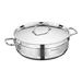 2 Piece 3.5 Liter Stainless Steel Low Casserole Dish with Lid