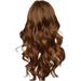 ZTTD Wig Women s Mid Split Long Roll Women s Short Curly Hair Mixed With Golden Headband Suitable for Women s Wigs Blonde Wig Beauty Tool