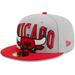 Men's New Era Gray/Red Chicago Bulls Tip-Off Two-Tone 59FIFTY Fitted Hat