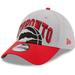 Men's New Era Gray/Red Toronto Raptors Tip-Off Two-Tone 39THIRTY Flex Hat