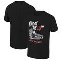 Men's Ripple Junction Jason Voorhees Black/White Friday the 13th Cabin Graphic T-Shirt