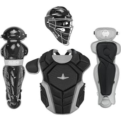 All Star Top Star NOCSAE Certified Baseball Catcher's Kit - Ages 7-9 Black