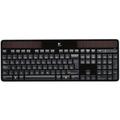 Logitech K750 Wireless Solar Keyboard Radio Keyboard German, QWERTZ Black Solar