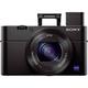 Sony Cyber-Shot DSC-RX100M3 Digital camera 20.2 MP Optical zoom: 2.9 x Black Full HD Video, Wi-Fi, Pivoted display, EVF