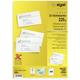 Sigel LP795 Printable business cards (smooth edge) 85 x 55 mm Bright white 100 pc(s) Paper size: A4