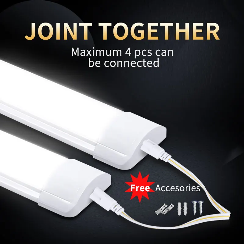 Luci a tubo a LED Luce per armadio 110V 220V Lampade a LED Luci da soffitto Lampada da parete Lampada da tubo a LED Lampada da cucina per officina Luce notturna