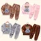 Autunno inverno abbigliamento per bambini pigiama per bambini Set di indumenti da notte per bambini