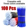 100 pz/set ricarica cancellabile penne cancellabili penna Gel blu/nero/rosso cancelleria per