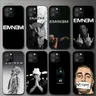 Custodia per telefono Rapper Eminem per iPhone 11 12 Mini 13 14 Pro XS Max X 8 7 6s Plus 5 SE XR