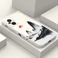Custodia per telefono rossa al tramonto per Xiaomi Poco F7 X7 M6 X6 F6 M5 M5S F5 X5 F4 X4 M4 F3 M3