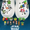 Ciondoli per scarpe Star Wars Yoda all'ingrosso per zoccoli sandali decorazione accessori per scarpe