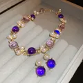 Set di collane rotonde di perle orecchini in stile retrò gioielli Vintage femminili