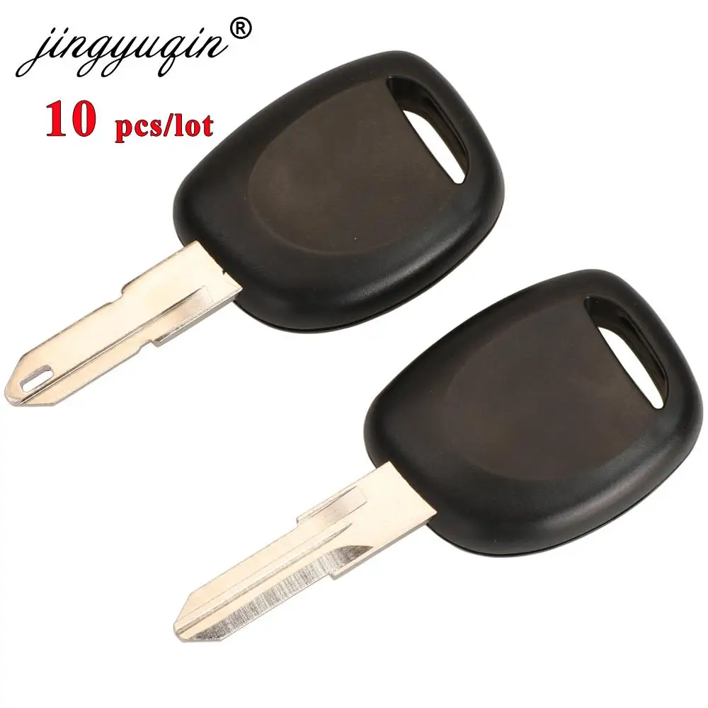 10 pz Transponder Chiave Auto Guscio Vuoto per Renault Kangoo Duster Clio Twingo Master Nissan Primastar Kubistar Dacia Logan Sandero