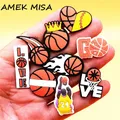 Hot 1pcs basket sport Shoe Charms Design sandalo decorazione adatta per scarpe da giardino accessori