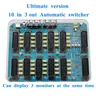 10 Input 3 Output switcher automatico 10 vie in SCART (EUR) e 3 vie d'uscita (2 * SCART output